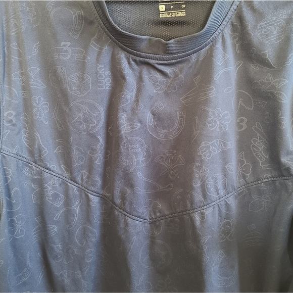 Nike Shield Navy Blue Amulets Men's Golf Pullover Crewneck Sweatshirt Small - Picture 5 of 10